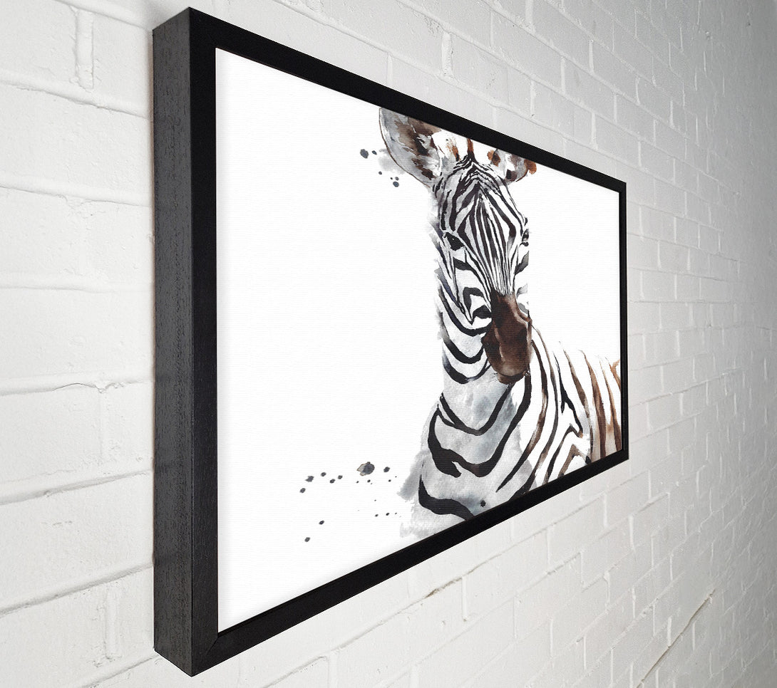 A Canvas Print of Zebta Splatter Canvas Art