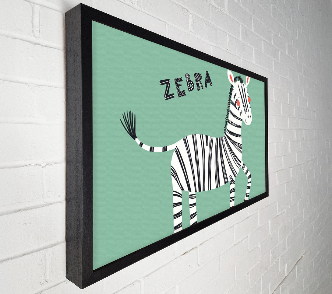  A Canvas Print of Zebra Pride Canvas Print