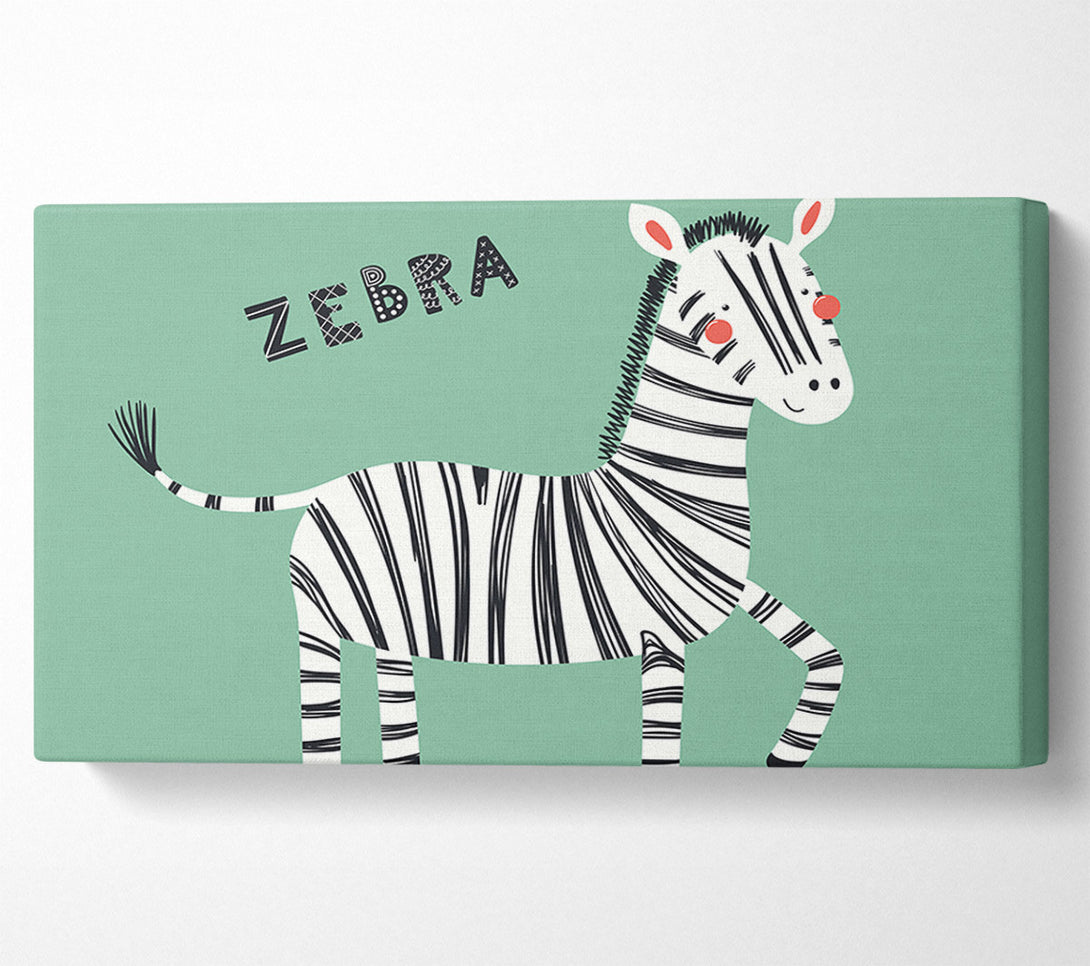  A Canvas Print of Zebra Pride Canvas Print