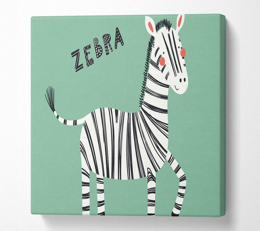  A Canvas Print of Zebra Pride Canvas Print