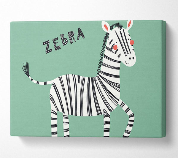  A Canvas Print of Zebra Pride Canvas Print