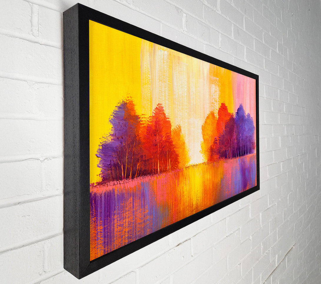  A Canvas Print of Streams Of Colour Forest Canvas Art