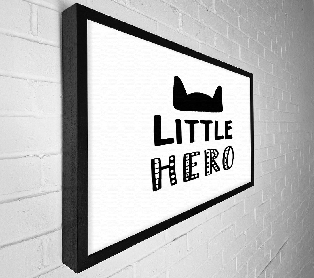  A Canvas Print of Little Hero Canvas Print