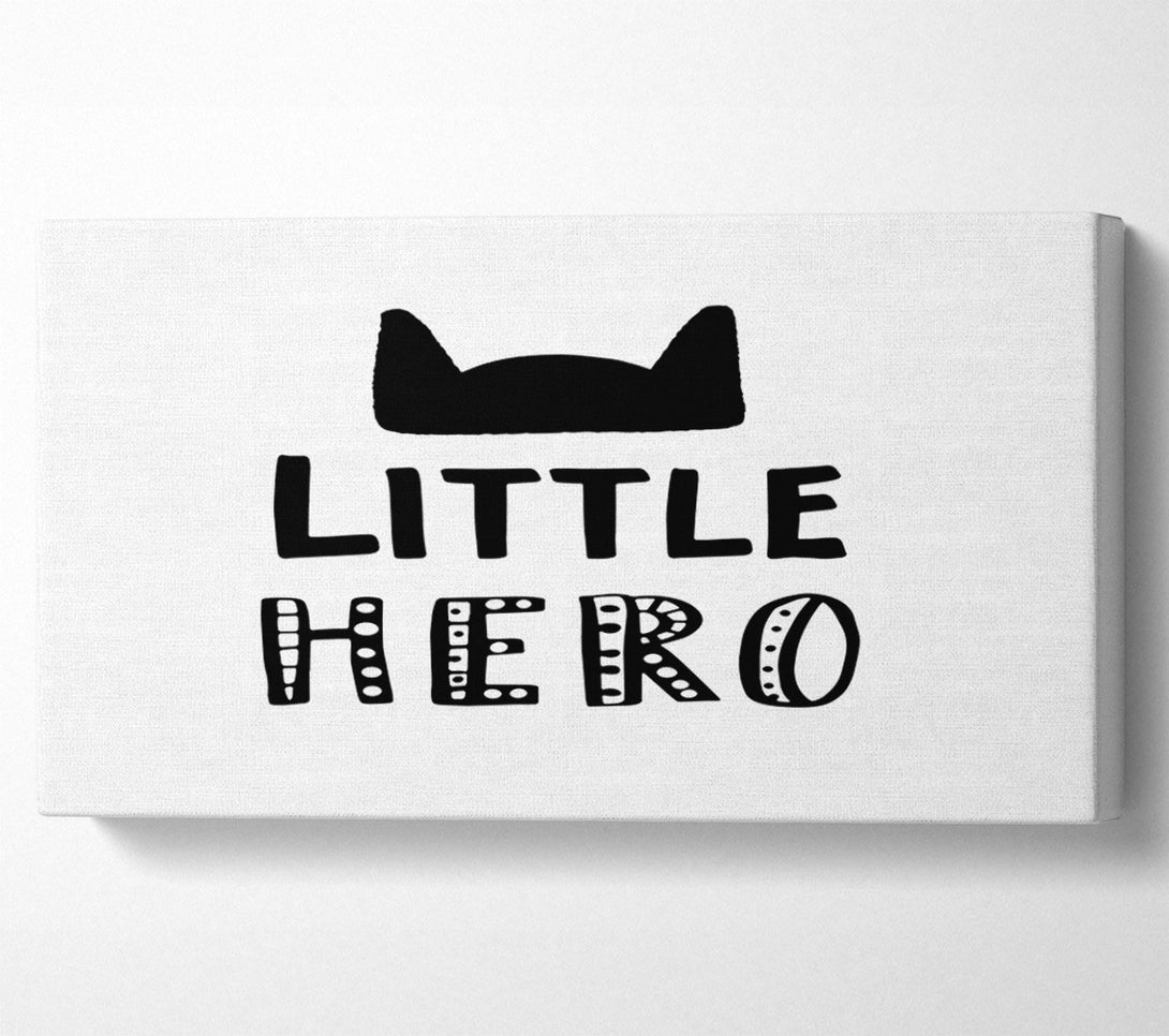  A Canvas Print of Little Hero Canvas Print