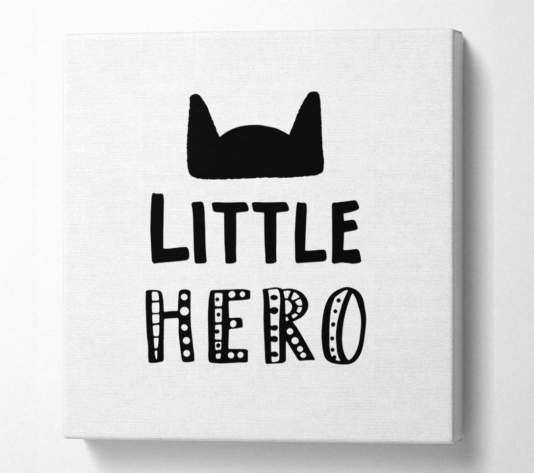 A Canvas Print of Little Hero Canvas Print