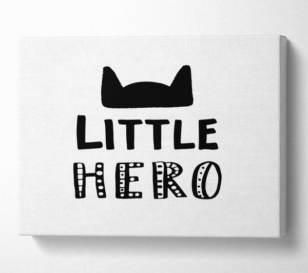  A Canvas Print of Little Hero Canvas Print