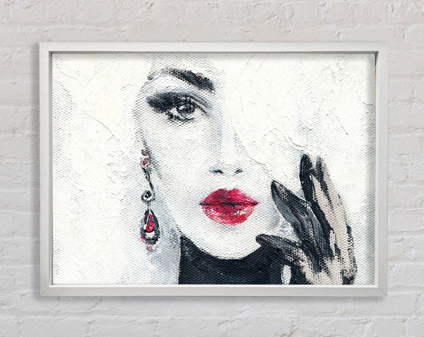 Face Of Elegance Framed Print