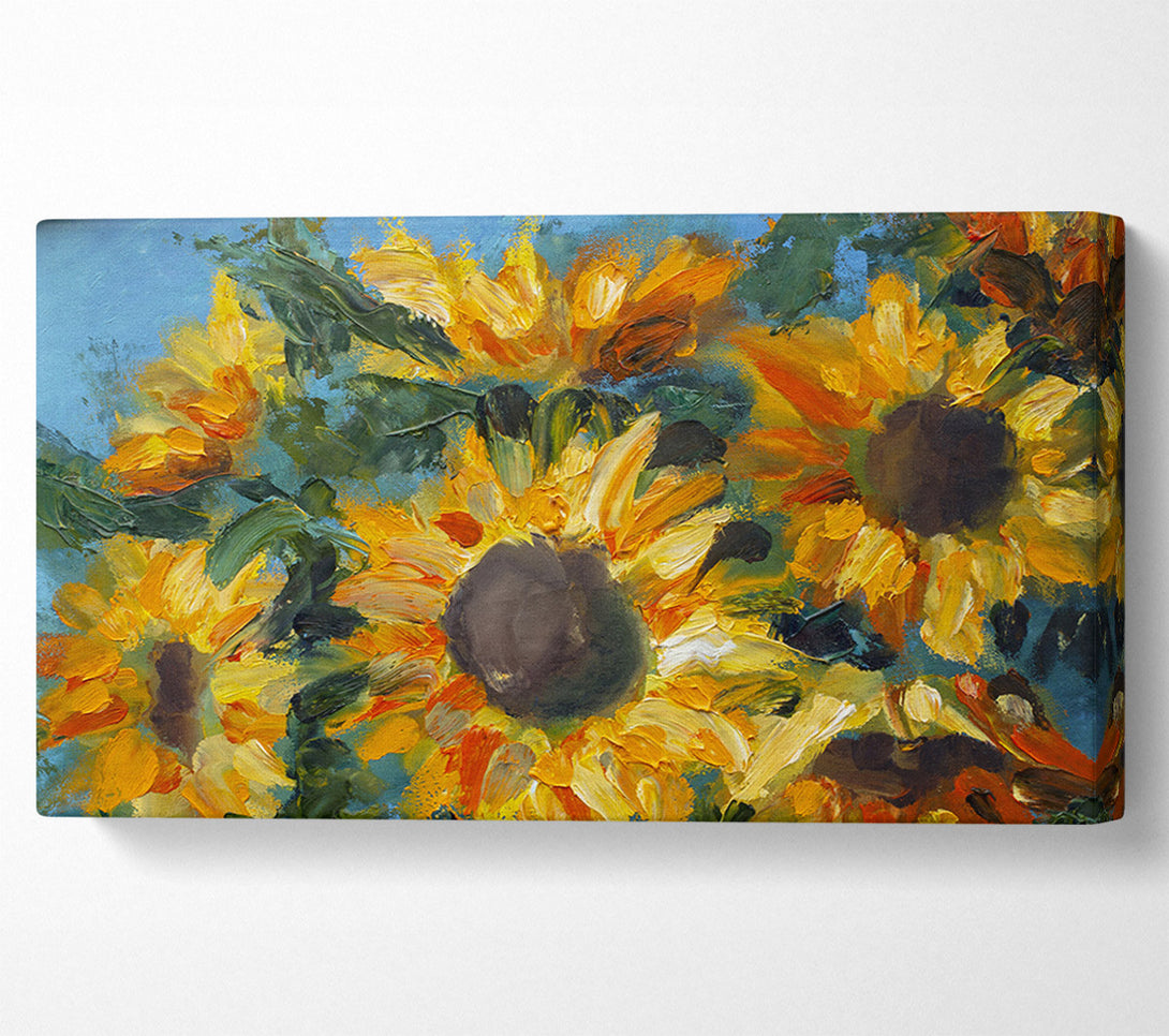  A Canvas Print of Sunflower Still Life Canvas Art