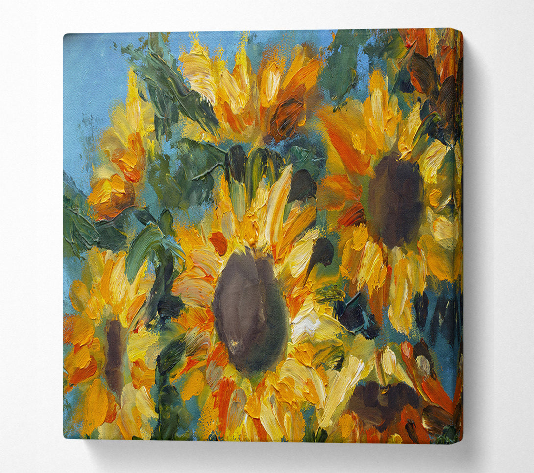  A Canvas Print of Sunflower Still Life Canvas Art