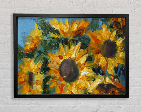 Sunflower Still Life Framed Print