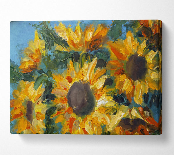  A Canvas Print of Sunflower Still Life Canvas Art