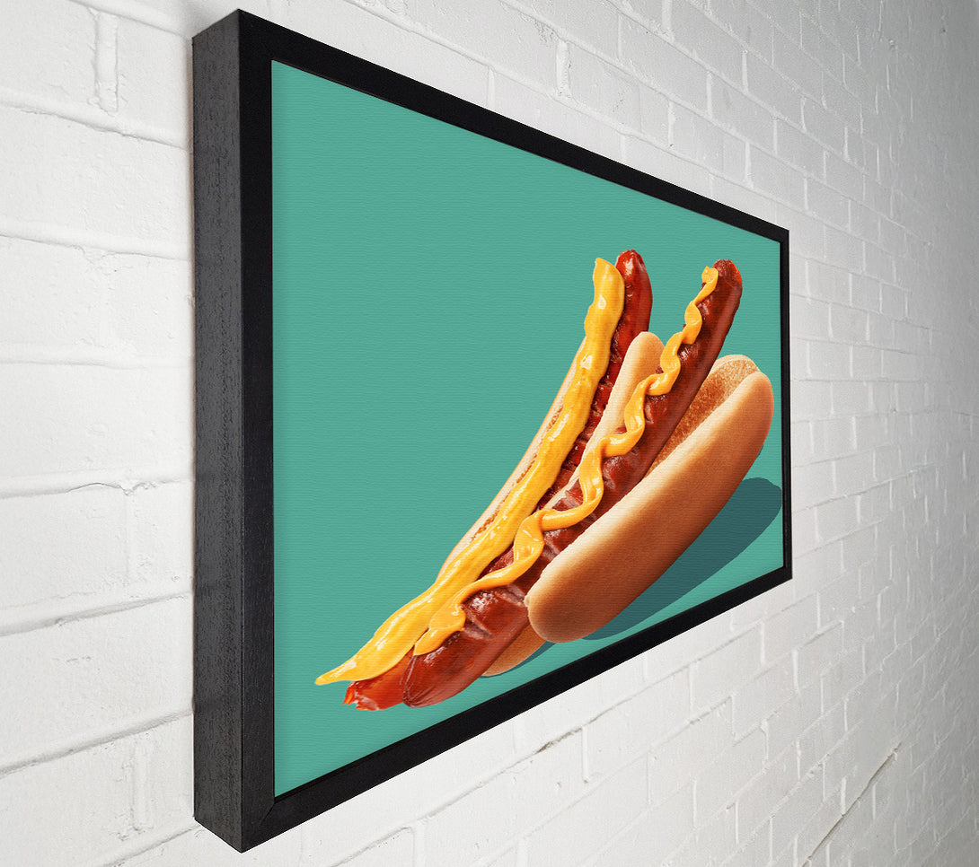  A Canvas Print of Hot Diggidy Dog Canvas Print