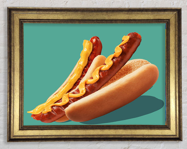 Hot Diggidy Dog Framed Print