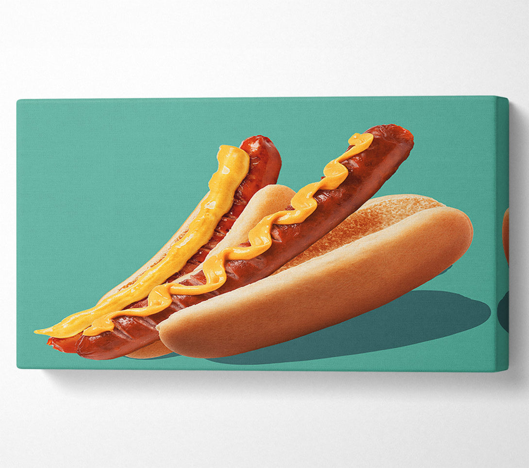  A Canvas Print of Hot Diggidy Dog Canvas Print