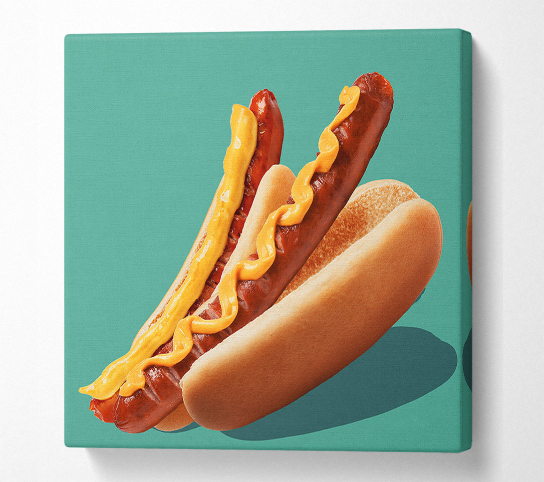  A Canvas Print of Hot Diggidy Dog Canvas Print