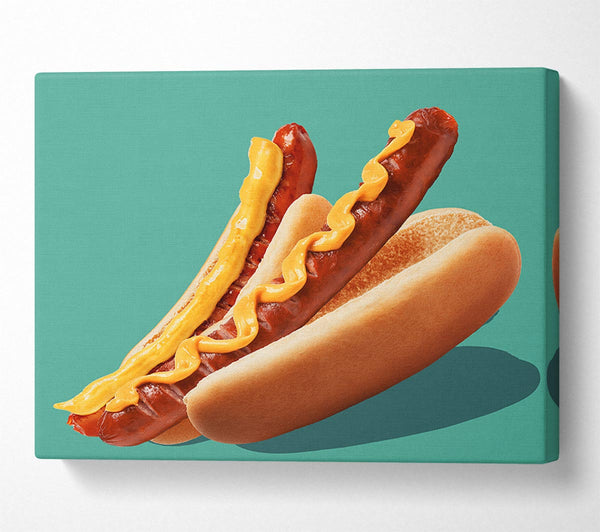  A Canvas Print of Hot Diggidy Dog Canvas Print