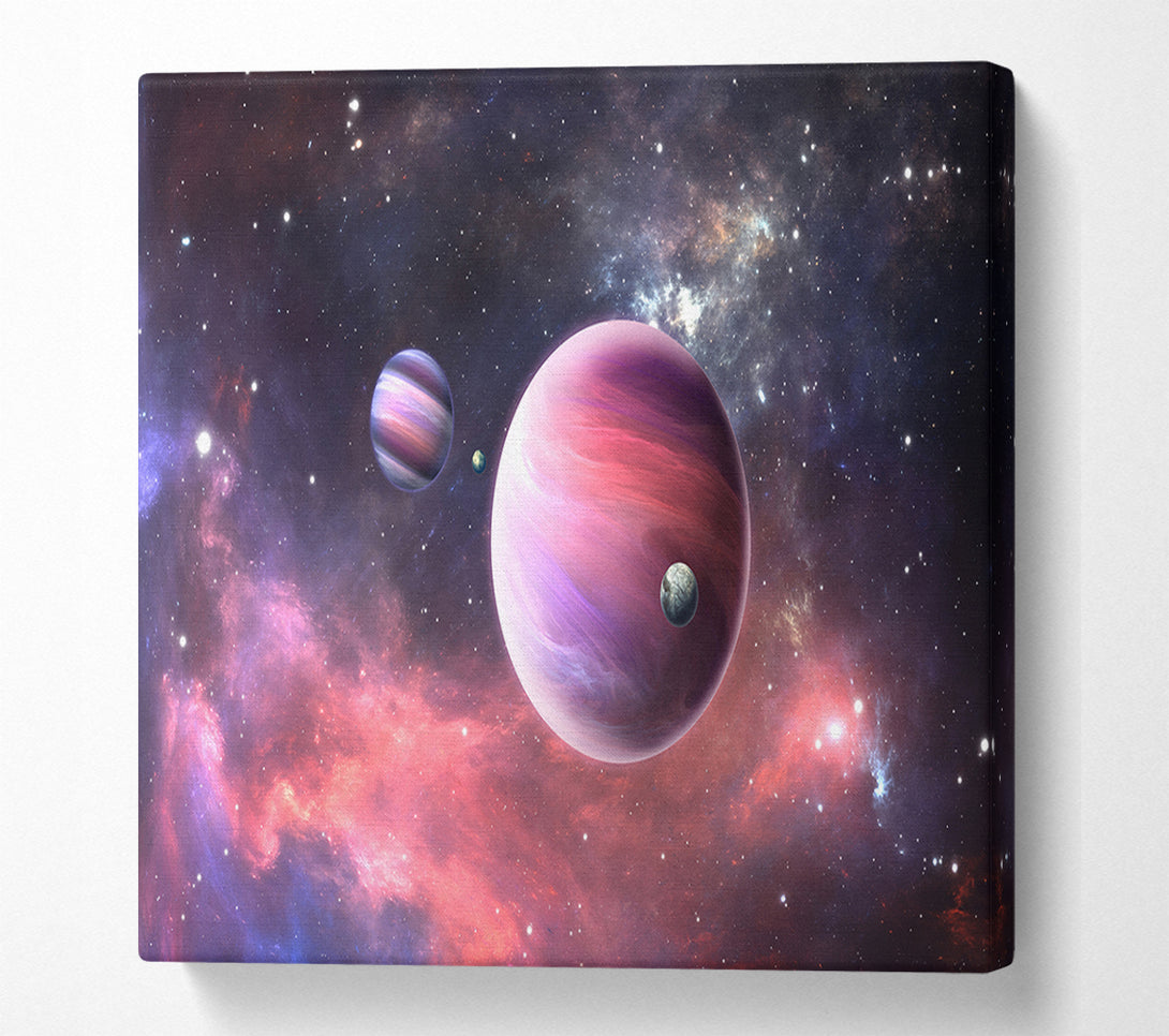  A Canvas Print of Planets In Orbit Canvas Art