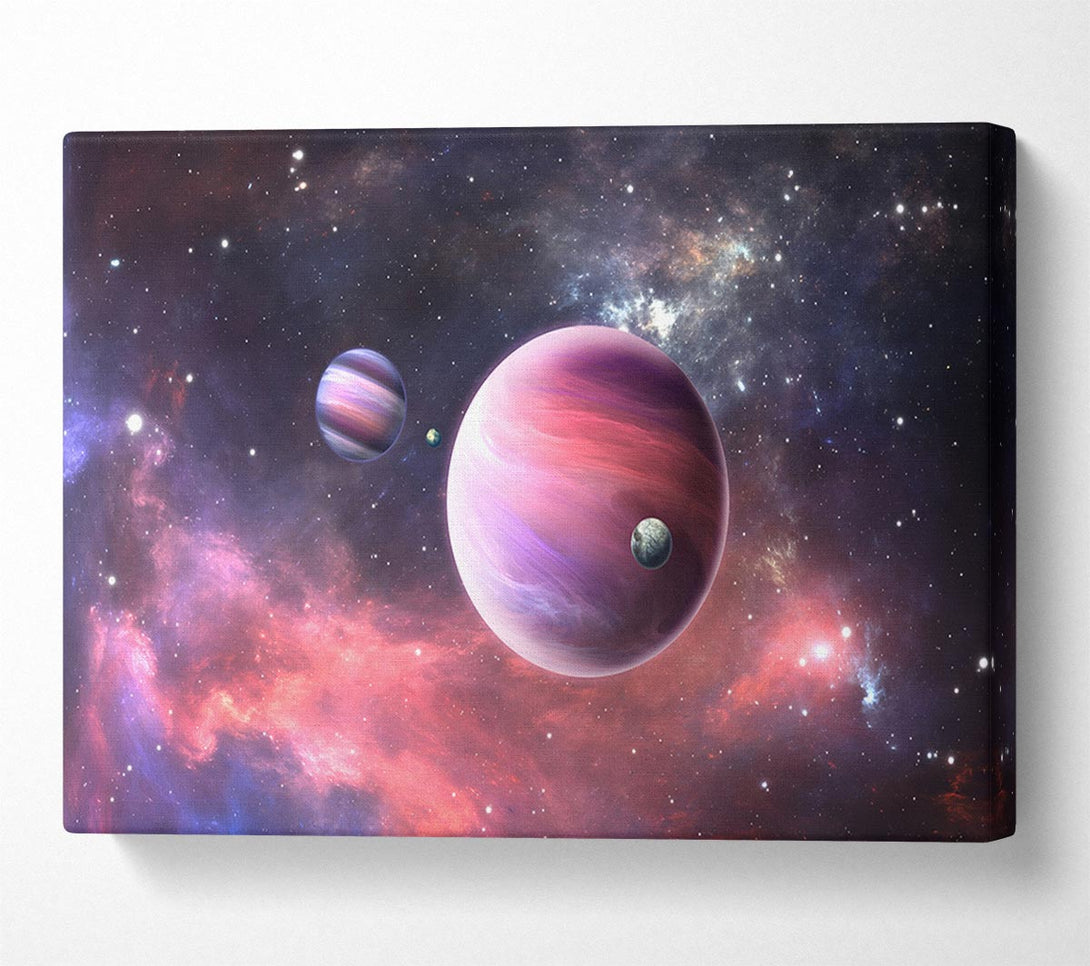  A Canvas Print of Planets In Orbit Canvas Art