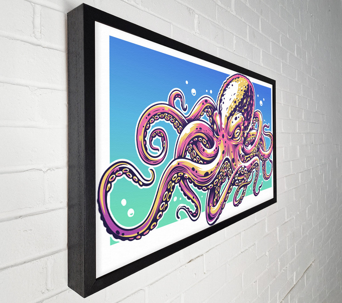  A Canvas Print of Scary Octopus Canvas Print