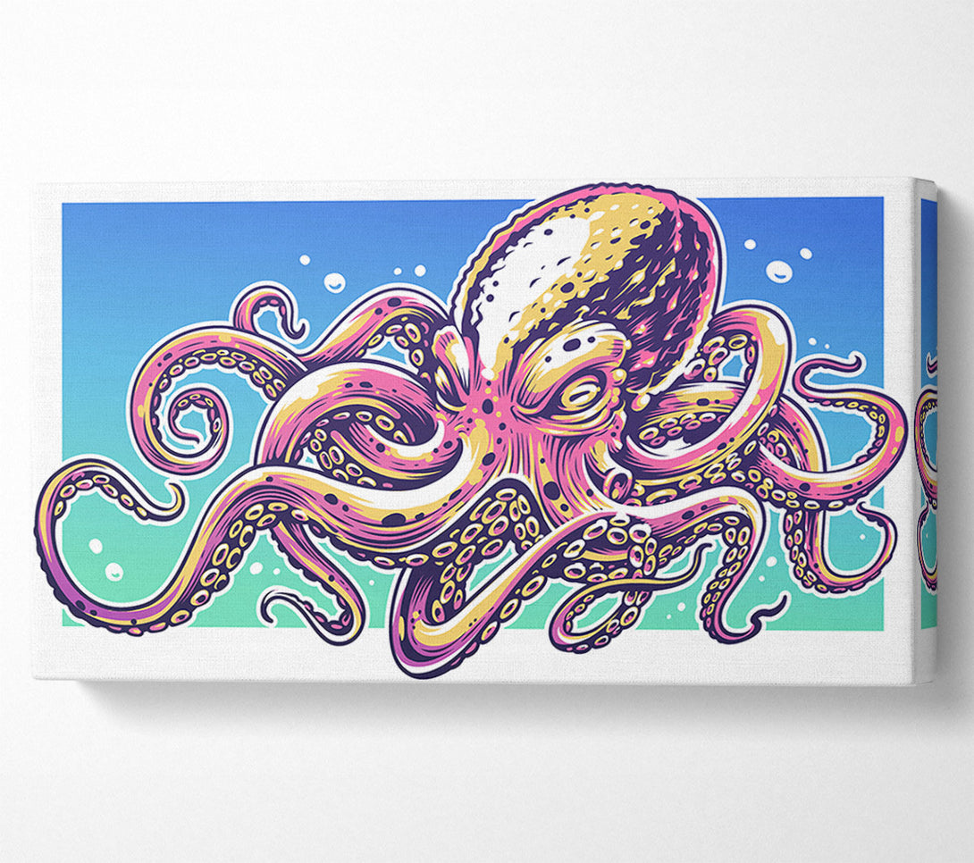  A Canvas Print of Scary Octopus Canvas Print