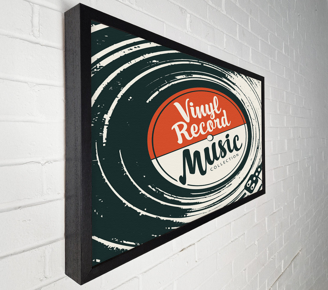  A Canvas Print of Vinyl Record Music Canvas Print