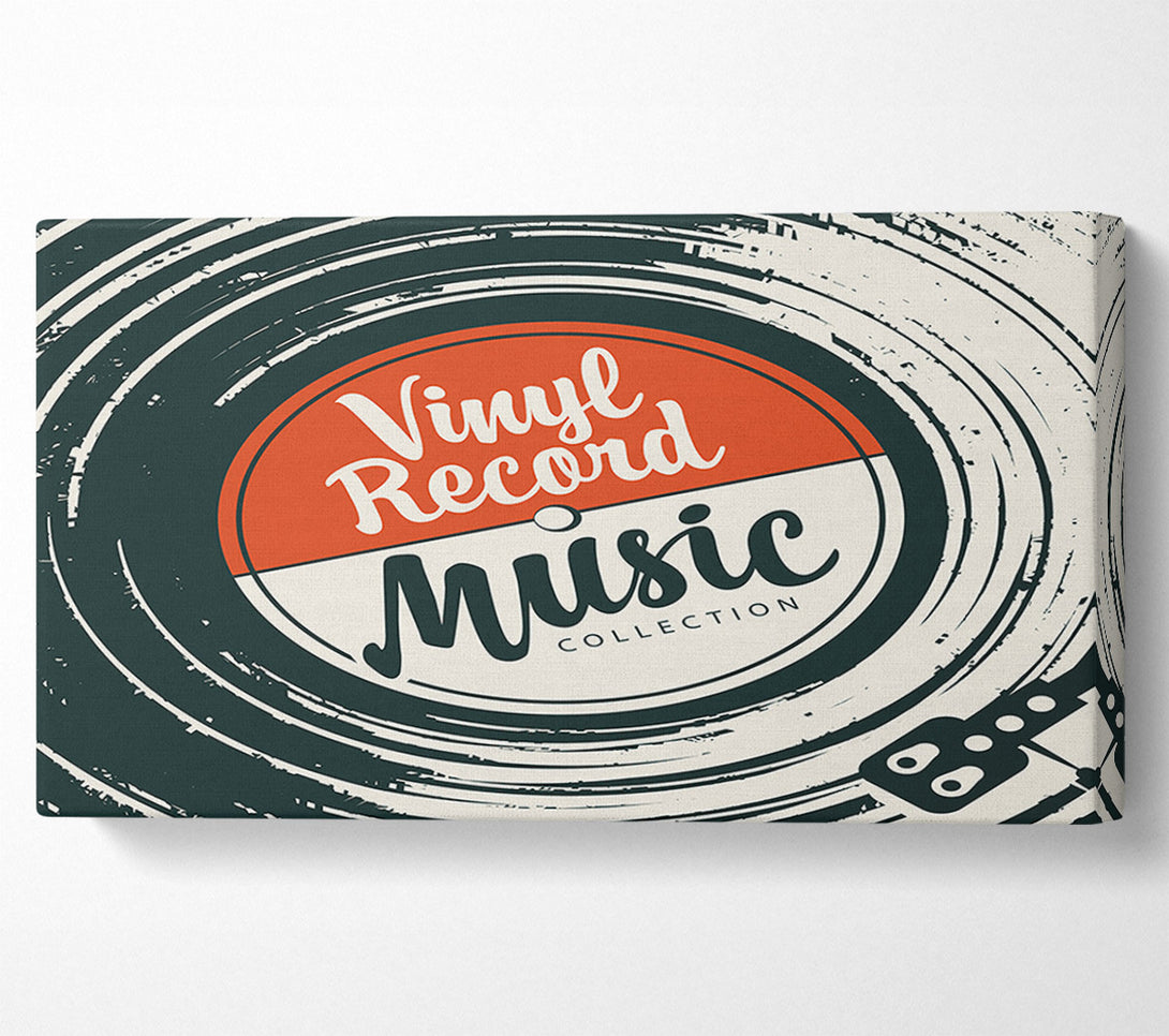 A Canvas Print of Vinyl Record Music Canvas Print