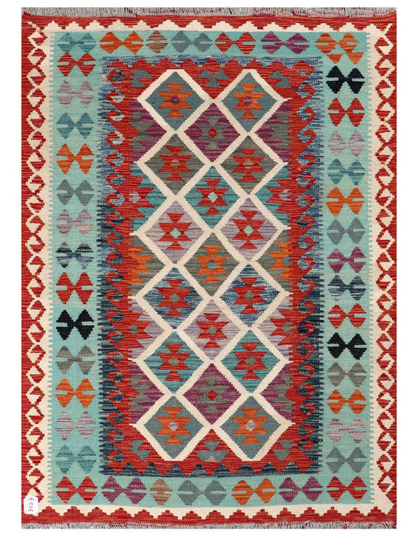 Maimana Afghanistan Kilim Rug - 172 x124 cm