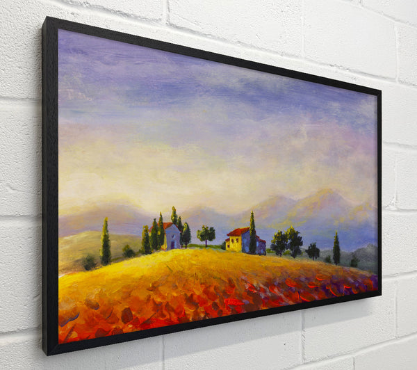 Farm On The Countryside Hill