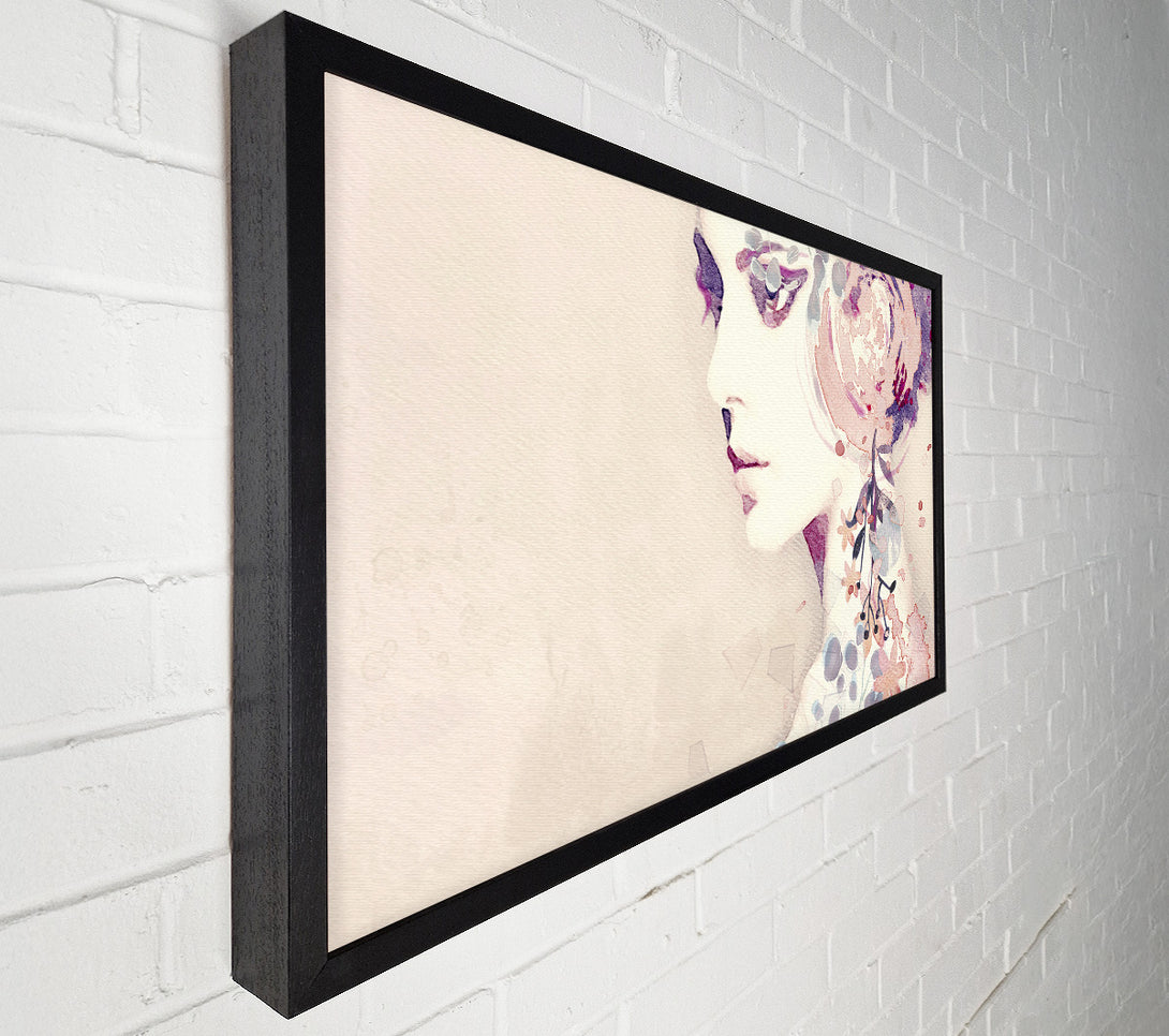  A Canvas Print of Flower Headpiece Canvas Art