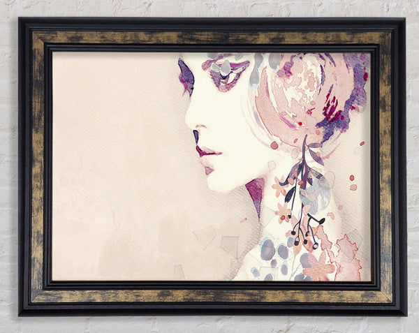 Flower Headpiece Framed Print