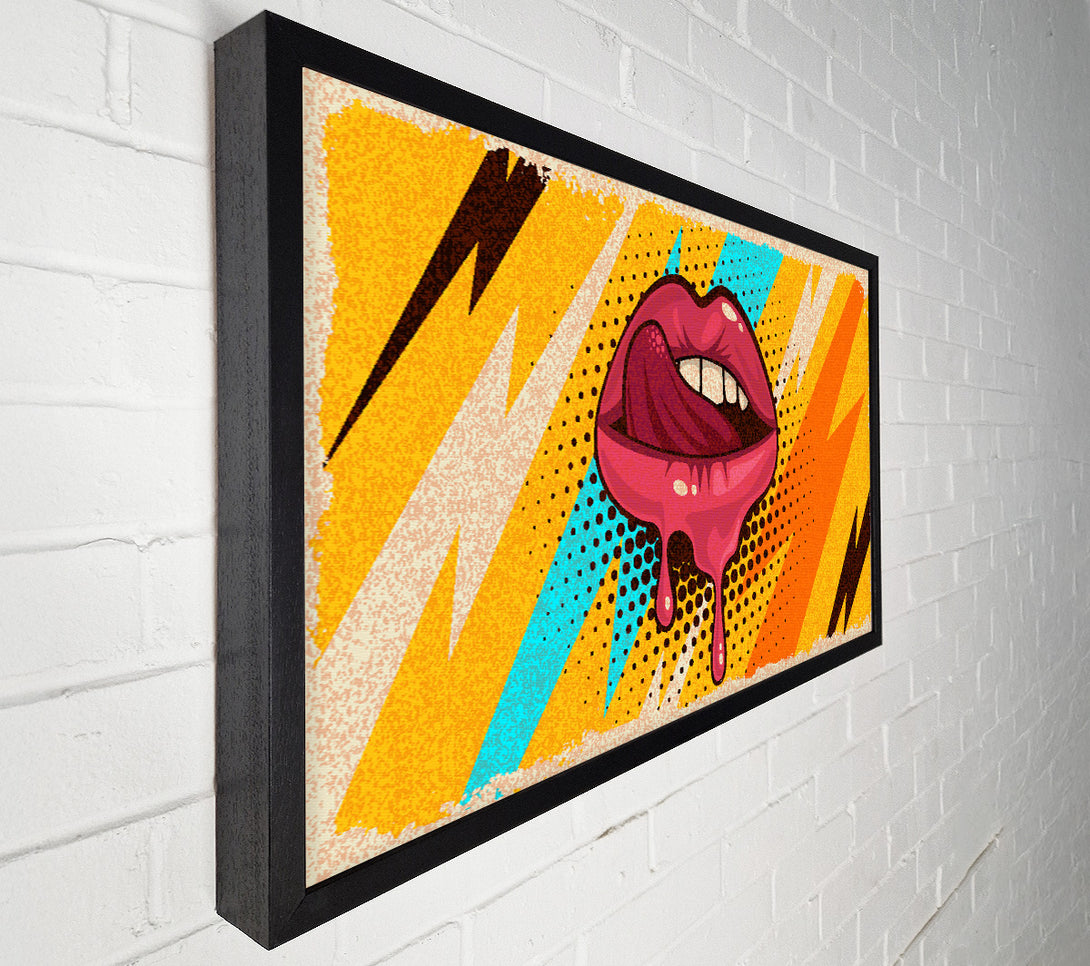  A Canvas Print of Lips Of Lightning Canvas Wall Art