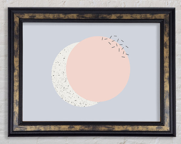 Pastel Circles Framed Print