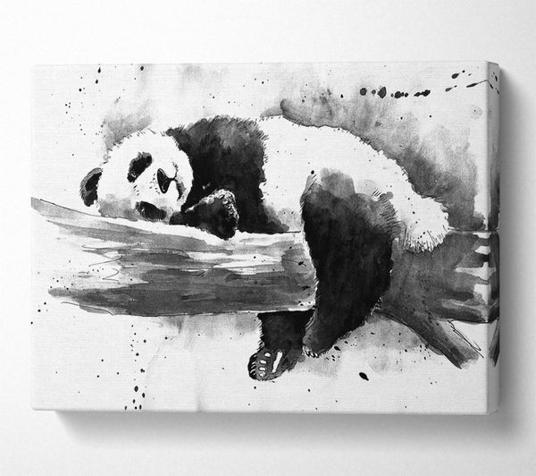  A Canvas Print of Watercolour Panda Canvas Art