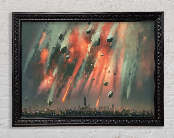 Asteroiden treffen die Erde 