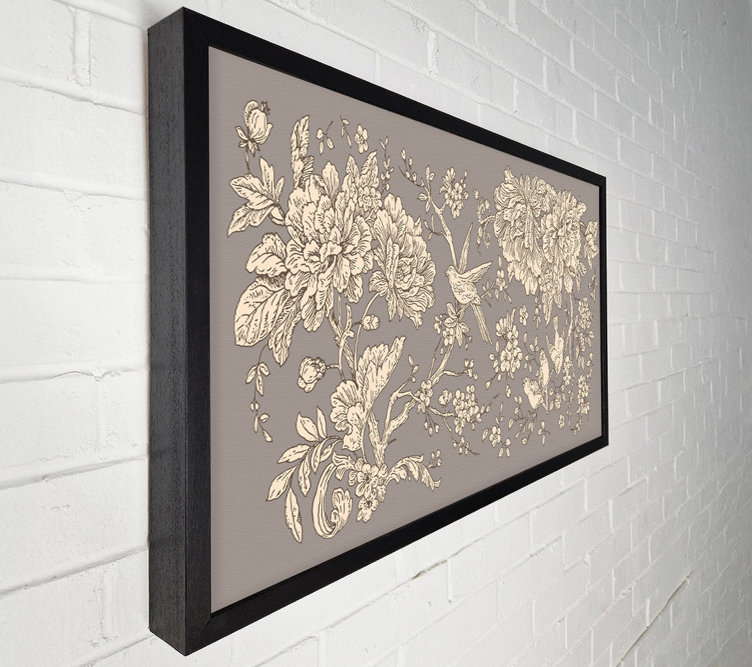  A Canvas Print of Old Nature Illustrations Canvas Art