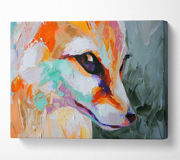  A Canvas Print of Fox Face Canvas Wall Art