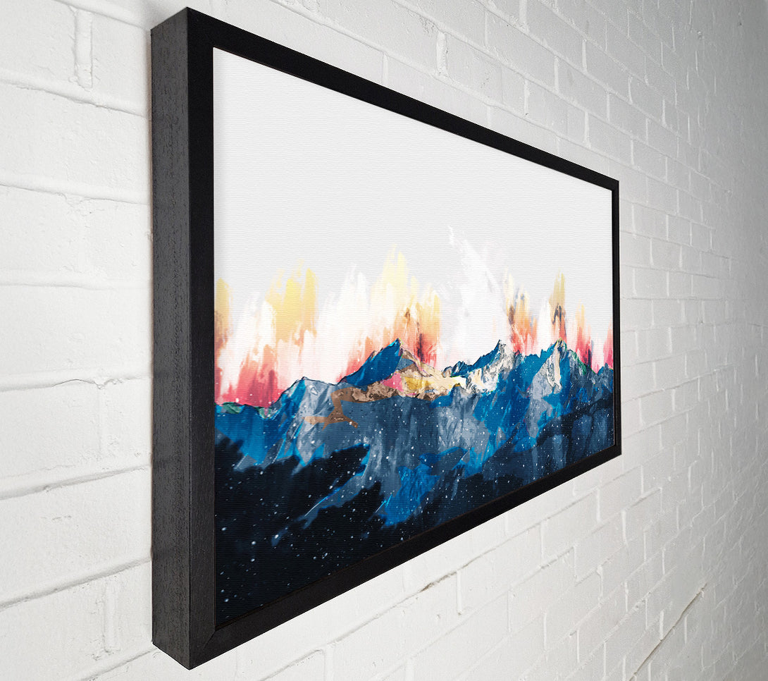  A Canvas Print of The Mountain Range Canvas Print