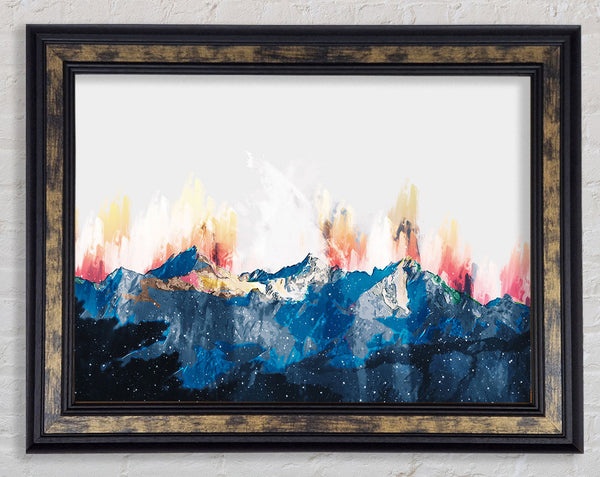 The Mountain Range Framed Print