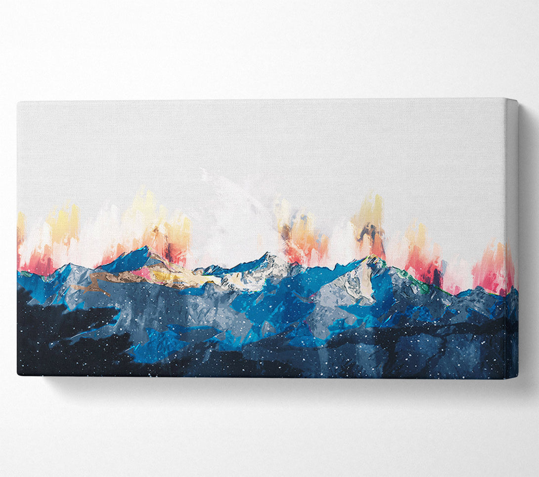  A Canvas Print of The Mountain Range Canvas Print