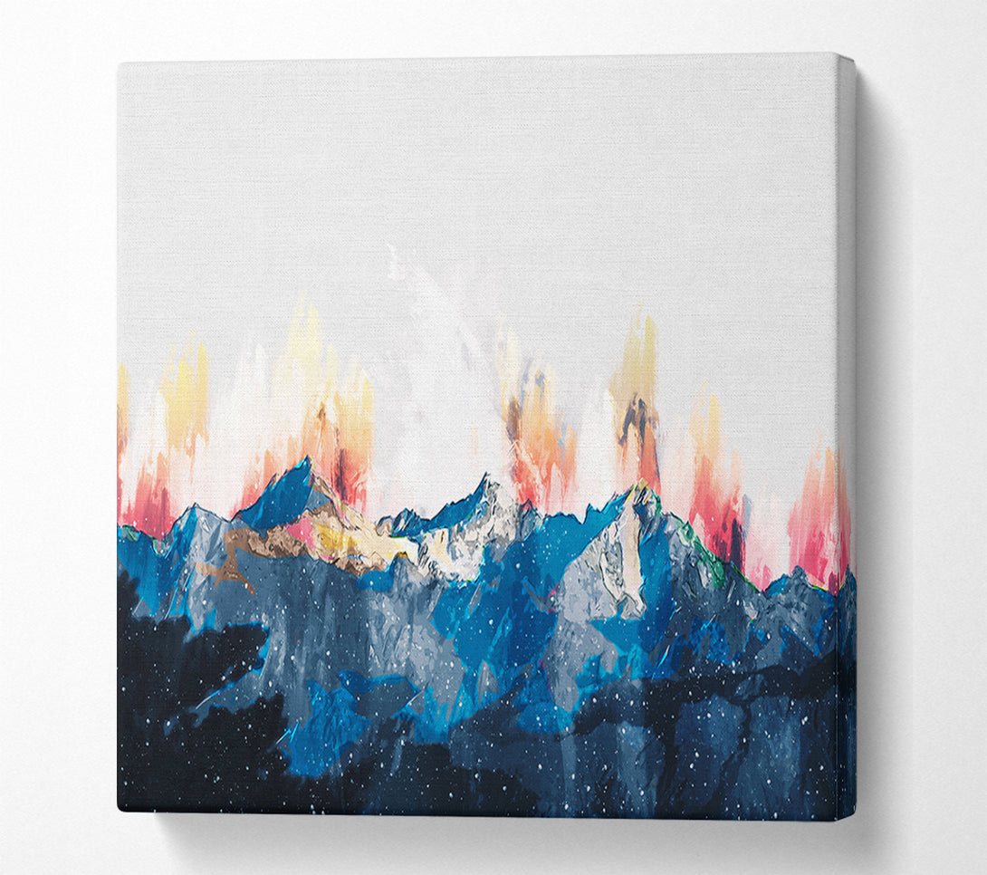  A Canvas Print of The Mountain Range Canvas Print