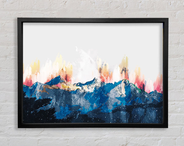 The Mountain Range Framed Print