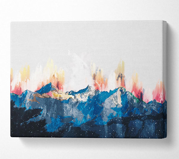  A Canvas Print of The Mountain Range Canvas Print