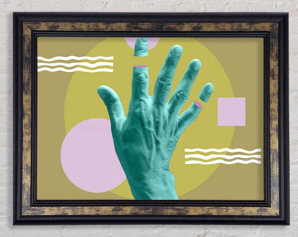 The Hand Cut Off Framed Print