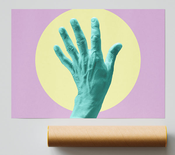 Green Hand Giclee Print