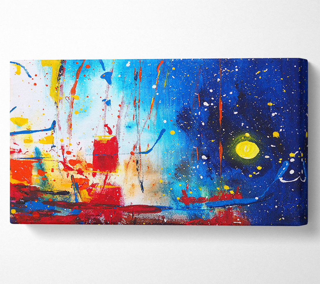  A Canvas Print of Striking Distortion Of Space Canvas Print