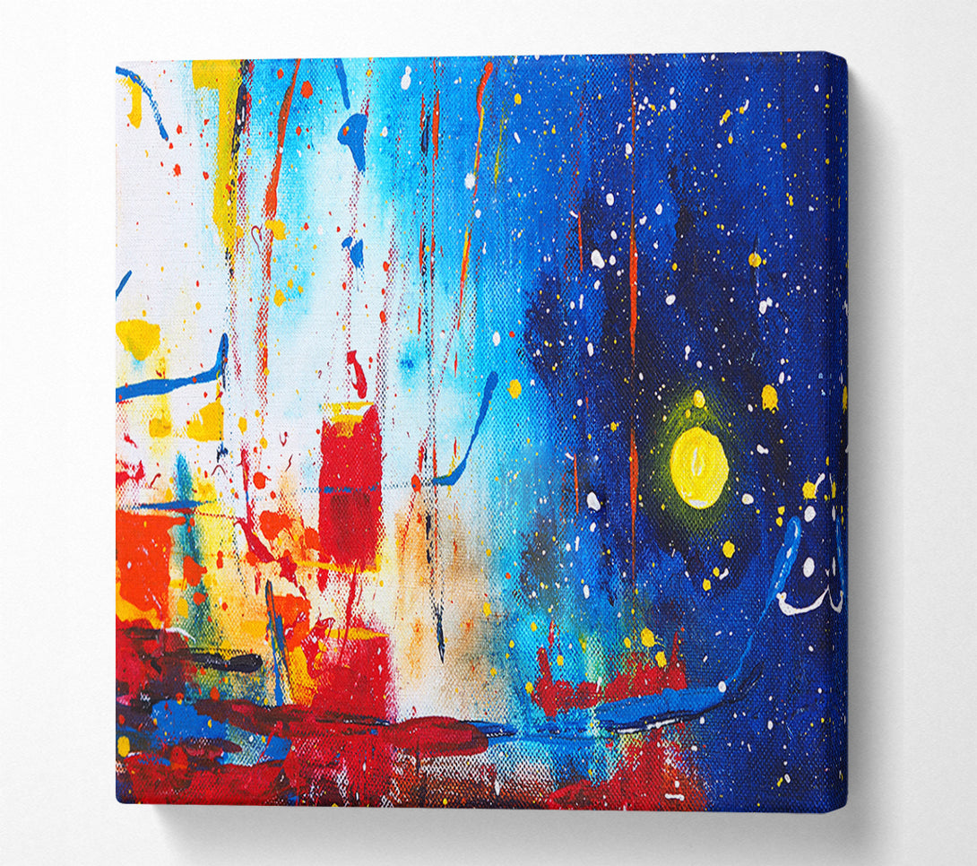  A Canvas Print of Striking Distortion Of Space Canvas Print