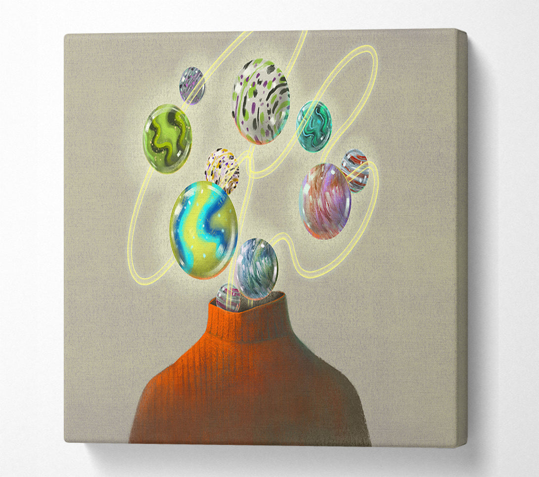  A Canvas Print of Head Of The Universe Canvas Print