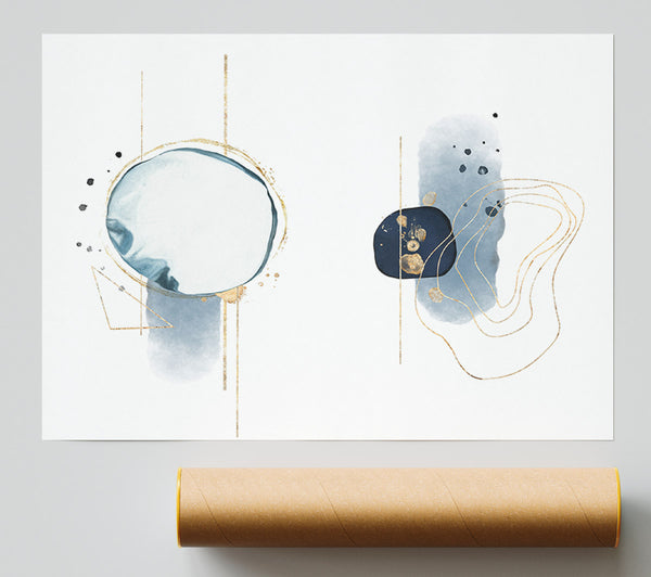Modern Watercolour Shape Poster