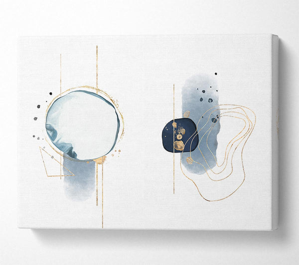 A Canvas Print of Modern Watercolour Shape Canvas Wall Art