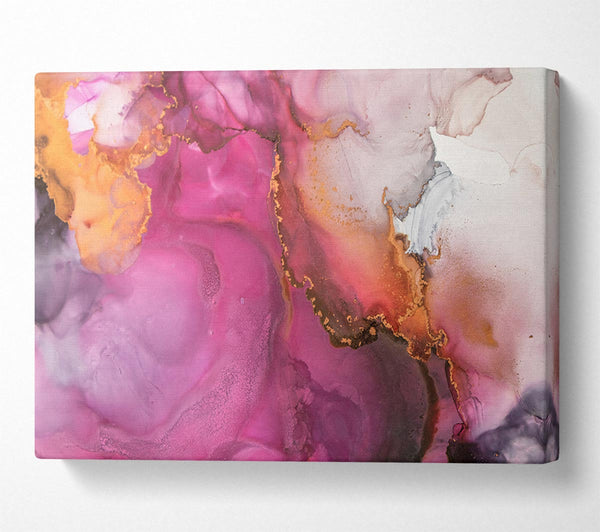  A Canvas Print of Coloured Textures Water Canvas Print